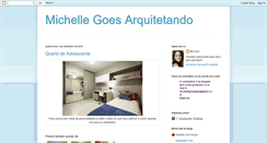 Desktop Screenshot of michellegoesarquitetando.blogspot.com