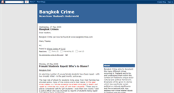 Desktop Screenshot of bangkokcrimes.blogspot.com