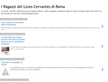 Tablet Screenshot of i-ragazzi-del-liceo-cervantes-di-roma.blogspot.com