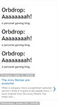 Mobile Screenshot of orbdrop.blogspot.com