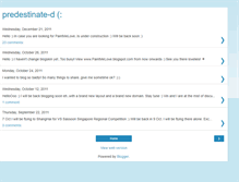 Tablet Screenshot of predestinate-d.blogspot.com