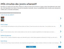 Tablet Screenshot of circuitosjovensurbanos.blogspot.com