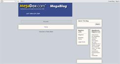 Desktop Screenshot of megadoxblog.blogspot.com