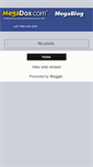 Mobile Screenshot of megadoxblog.blogspot.com