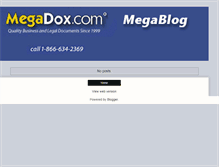 Tablet Screenshot of megadoxblog.blogspot.com