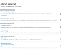Tablet Screenshot of michelcardinal.blogspot.com