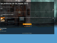 Tablet Screenshot of omar-lasprofeciasdelosmayas2012.blogspot.com