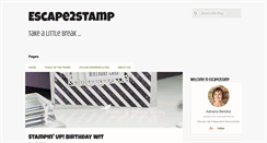 Desktop Screenshot of escape2stamp.blogspot.com