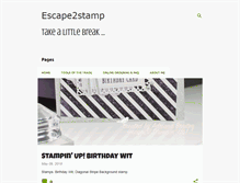 Tablet Screenshot of escape2stamp.blogspot.com