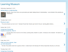 Tablet Screenshot of learning-museum.blogspot.com