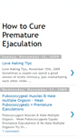 Mobile Screenshot of bestprematureejaculationcure.blogspot.com