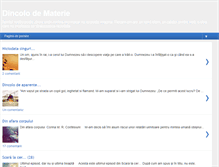 Tablet Screenshot of dincolo-de-materie.blogspot.com