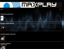 Tablet Screenshot of maxplaystudio.blogspot.com