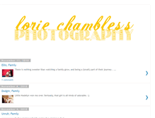 Tablet Screenshot of loriechambless.blogspot.com