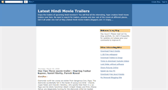 Desktop Screenshot of latest-hindi-movie-trailers.blogspot.com