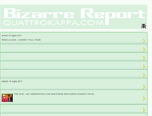 Tablet Screenshot of bizarrereport.blogspot.com