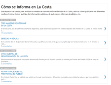 Tablet Screenshot of comoseinformaenlacosta.blogspot.com