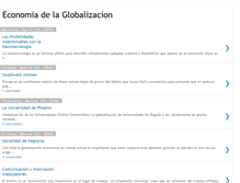 Tablet Screenshot of globalizacion-economia.blogspot.com