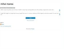 Tablet Screenshot of mihai-manea.blogspot.com