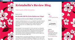 Desktop Screenshot of kristabellareviews.blogspot.com