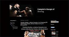 Desktop Screenshot of boxingmobiletv.blogspot.com