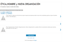 Tablet Screenshot of eticahombreyorganizacion.blogspot.com