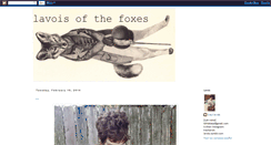 Desktop Screenshot of lavoisofthefoxes.blogspot.com