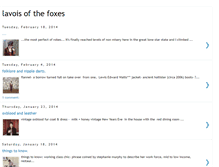 Tablet Screenshot of lavoisofthefoxes.blogspot.com