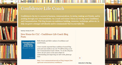 Desktop Screenshot of confidencelifecoach.blogspot.com