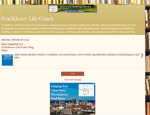 Tablet Screenshot of confidencelifecoach.blogspot.com