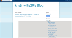 Desktop Screenshot of kristinwillis26.blogspot.com