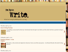 Tablet Screenshot of epicwritingblog.blogspot.com