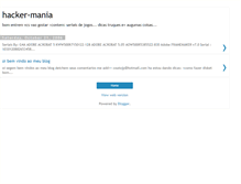 Tablet Screenshot of hacker-mania.blogspot.com