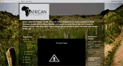 Desktop Screenshot of africanleadership-refugeeministry.blogspot.com