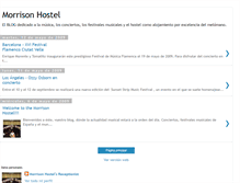 Tablet Screenshot of morrisonhostel.blogspot.com