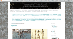Desktop Screenshot of constellationcontemplation.blogspot.com