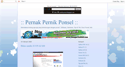 Desktop Screenshot of pernik-ponsel.blogspot.com