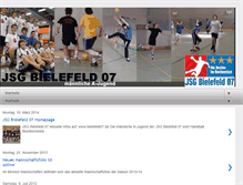 Tablet Screenshot of jsg-bielefeld-07.blogspot.com