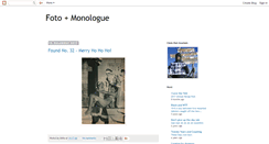 Desktop Screenshot of foto-monologue.blogspot.com