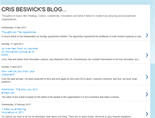 Tablet Screenshot of crisbeswick.blogspot.com