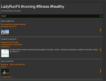 Tablet Screenshot of lady-run.blogspot.com