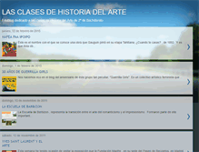 Tablet Screenshot of lasclasesdehistoriadelarte.blogspot.com