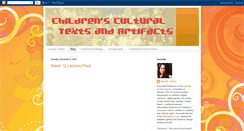Desktop Screenshot of childrentextsandartifacts.blogspot.com