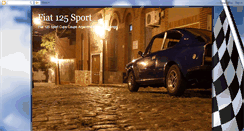 Desktop Screenshot of fiat125sport.blogspot.com