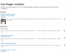 Tablet Screenshot of freebtemplate.blogspot.com