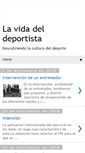 Mobile Screenshot of lavidadeldeportista.blogspot.com