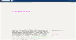 Desktop Screenshot of handmadebyaida.blogspot.com