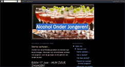 Desktop Screenshot of alcohol-onder-jongeren.blogspot.com