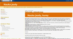 Desktop Screenshot of nauka-jazdy-pila.blogspot.com