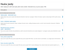 Tablet Screenshot of nauka-jazdy-pila.blogspot.com